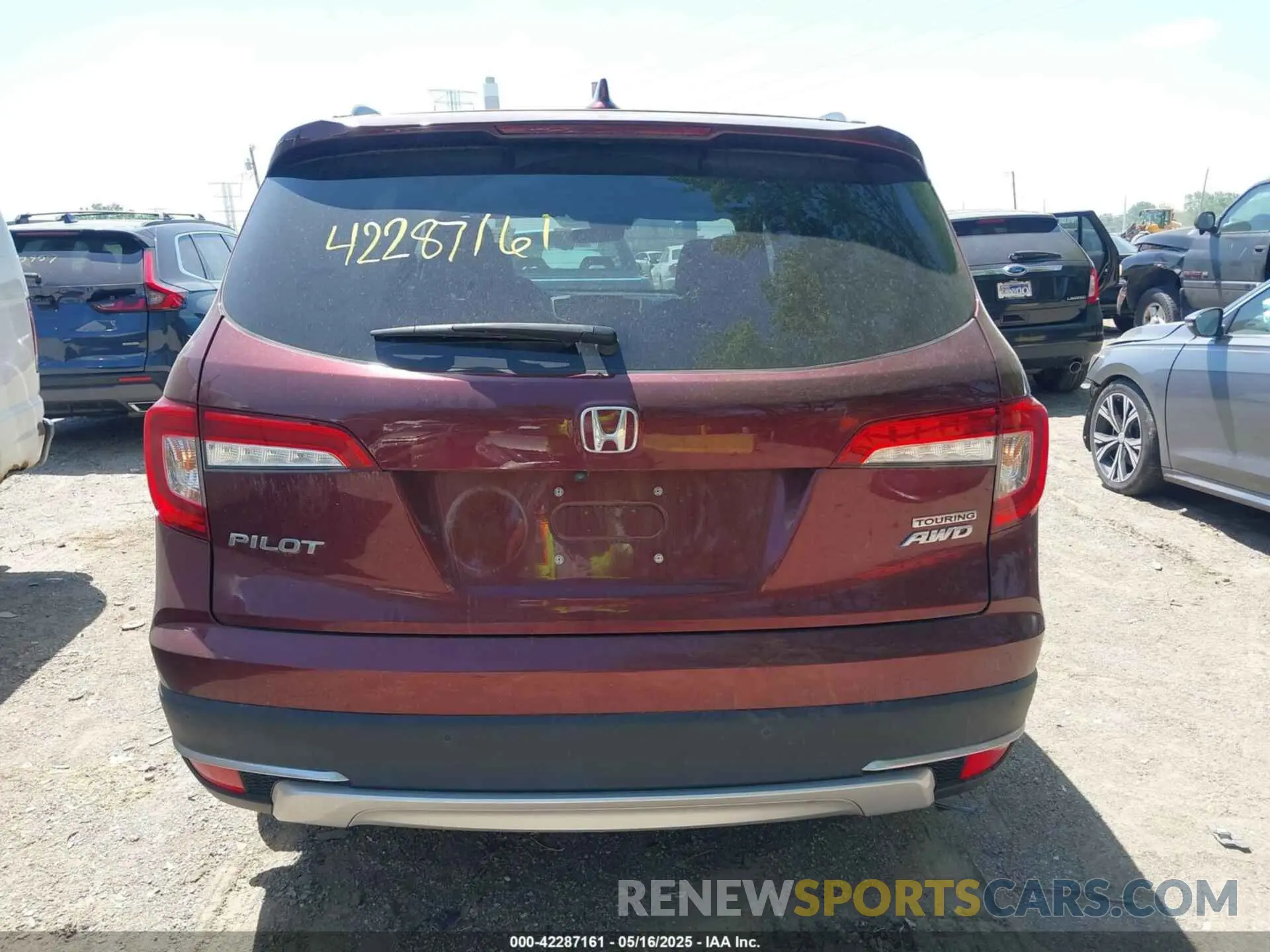 16 Фотография поврежденного автомобиля 5FNYF6H64NB072258 HONDA PILOT 2022