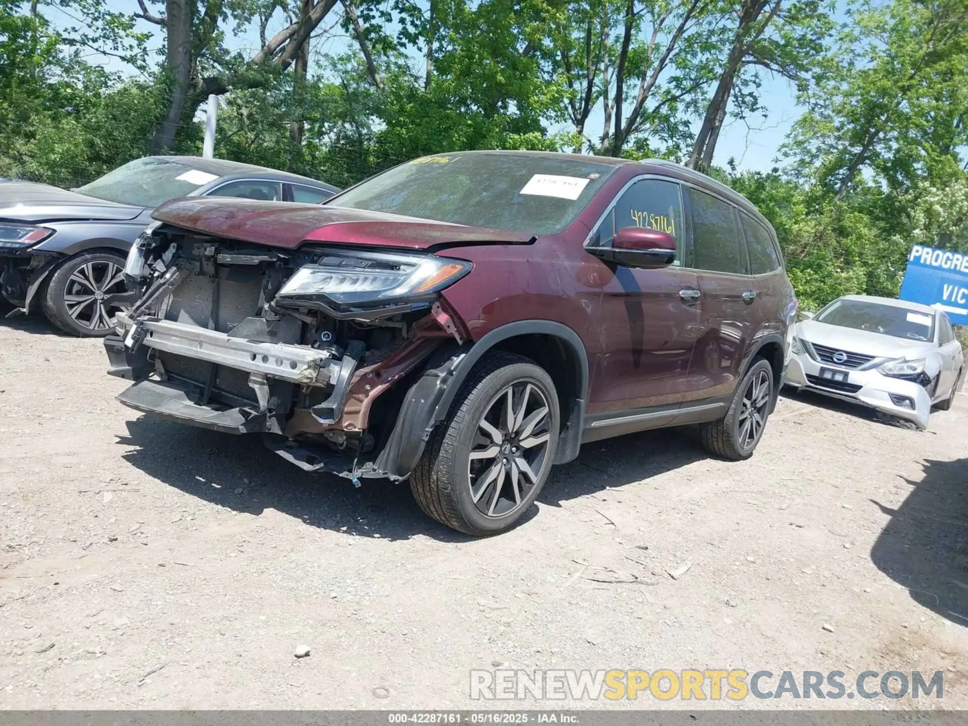 2 Фотография поврежденного автомобиля 5FNYF6H64NB072258 HONDA PILOT 2022