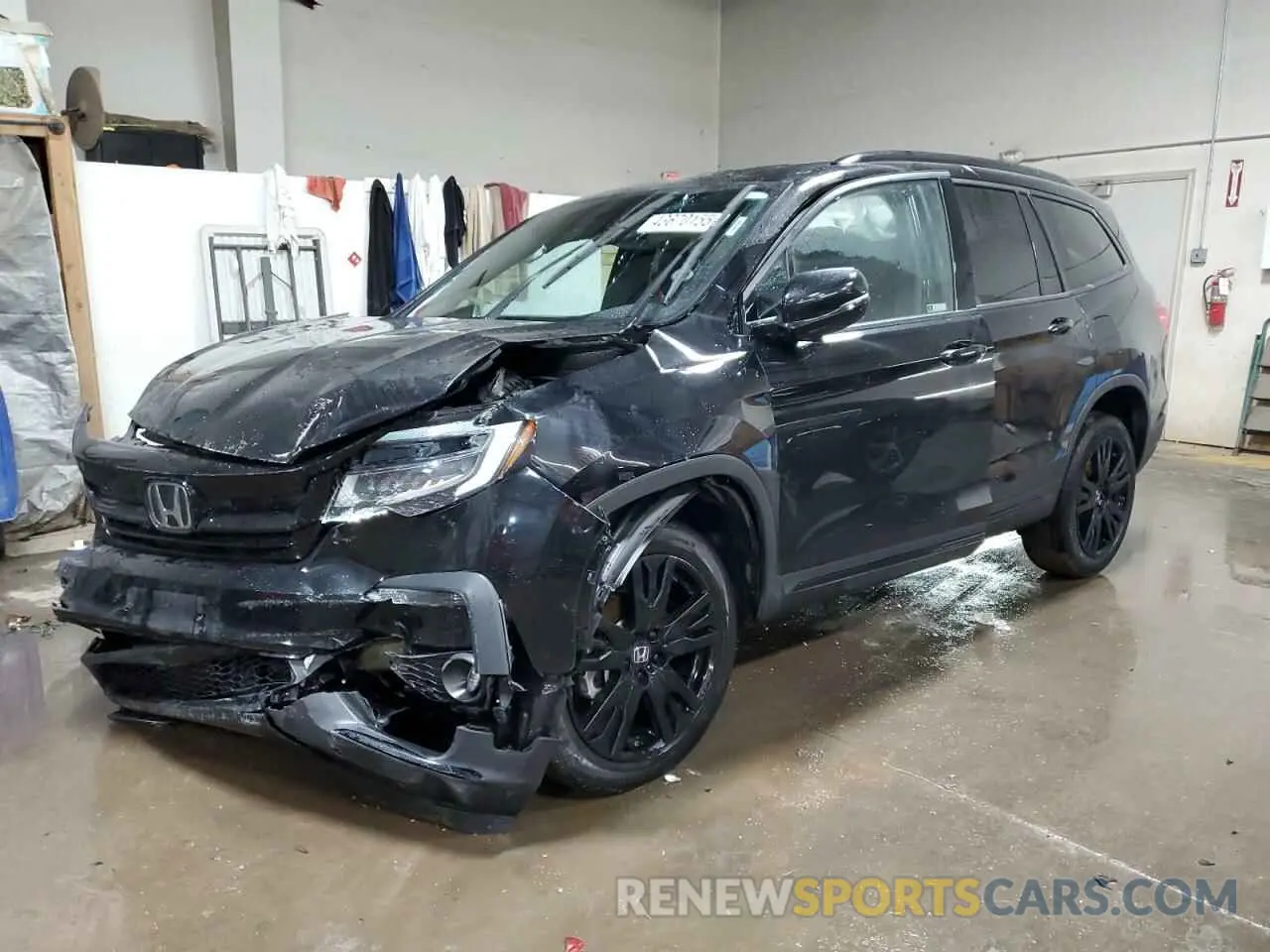 1 Photograph of a damaged car 5FNYF6H76NB078636 HONDA PILOT 2022