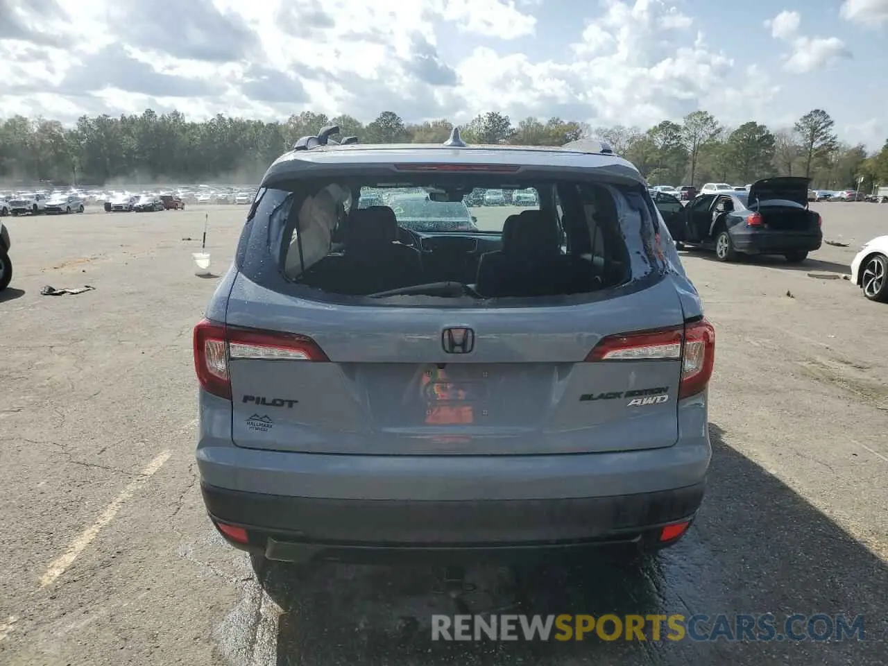 6 Фотография поврежденного автомобиля 5FNYF6H79NB029432 HONDA PILOT 2022