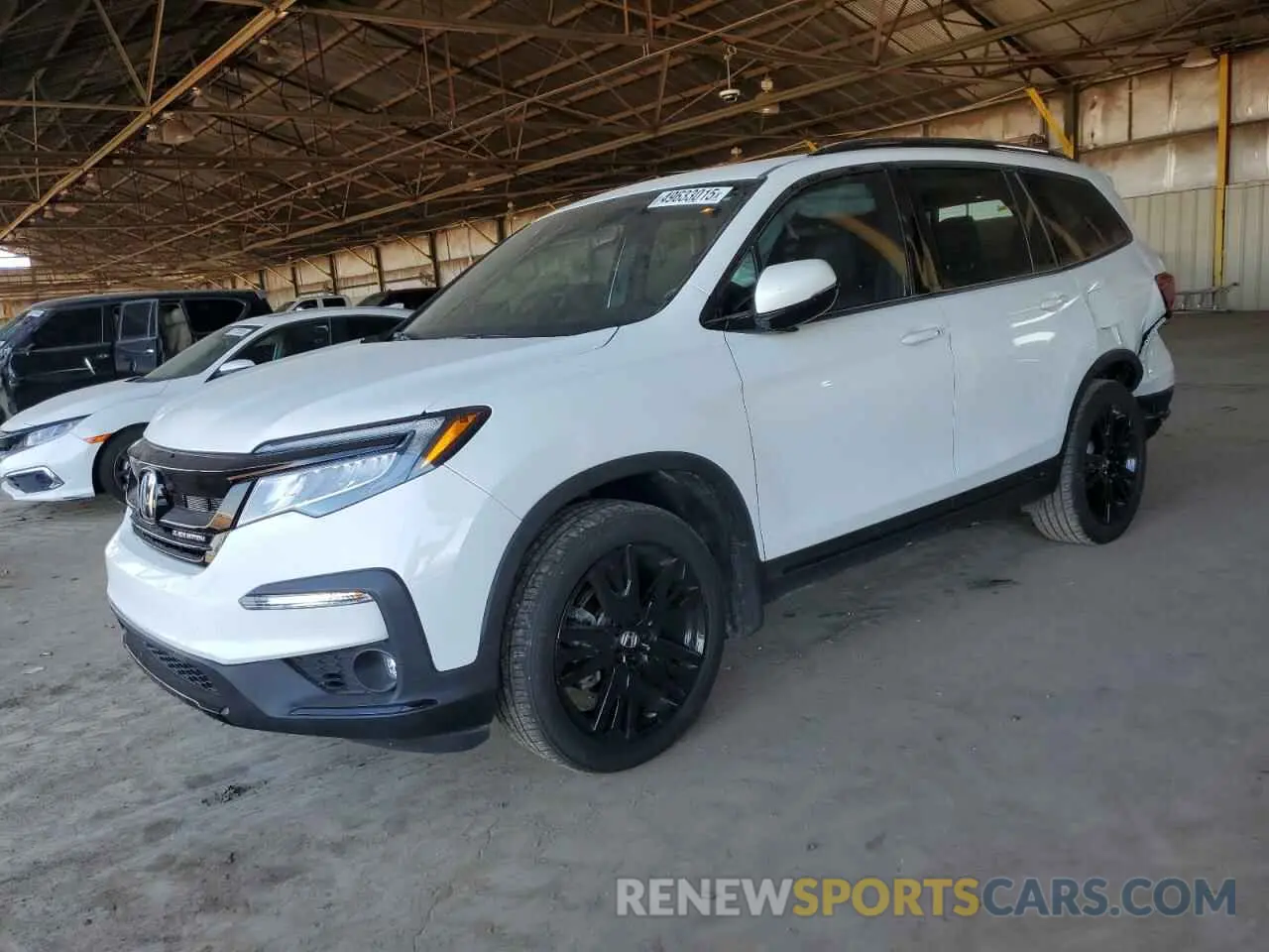 1 Photograph of a damaged car 5FNYF6H79NB058316 HONDA PILOT 2022