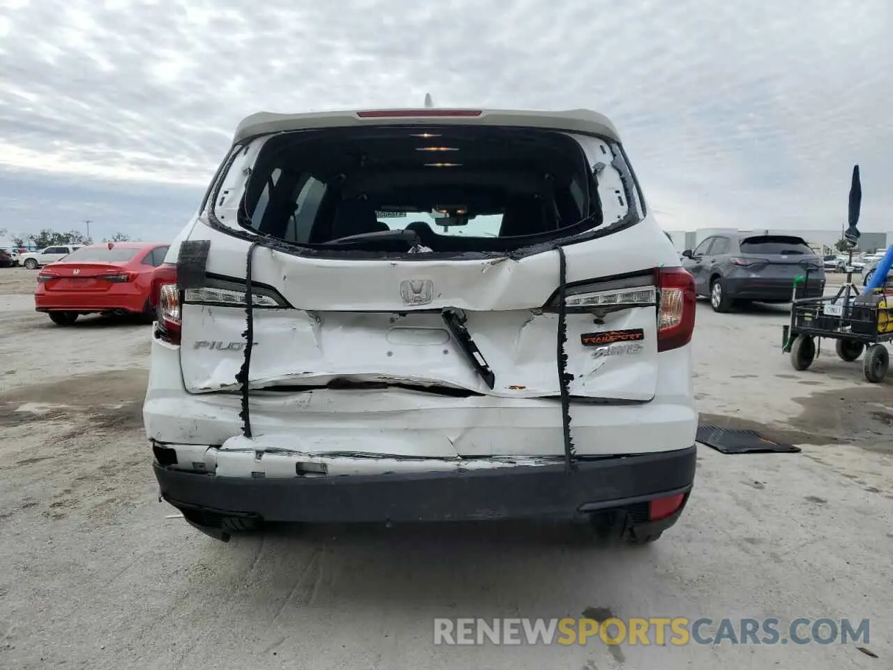 6 Фотография поврежденного автомобиля 5FNYF6H80NB082609 HONDA PILOT 2022
