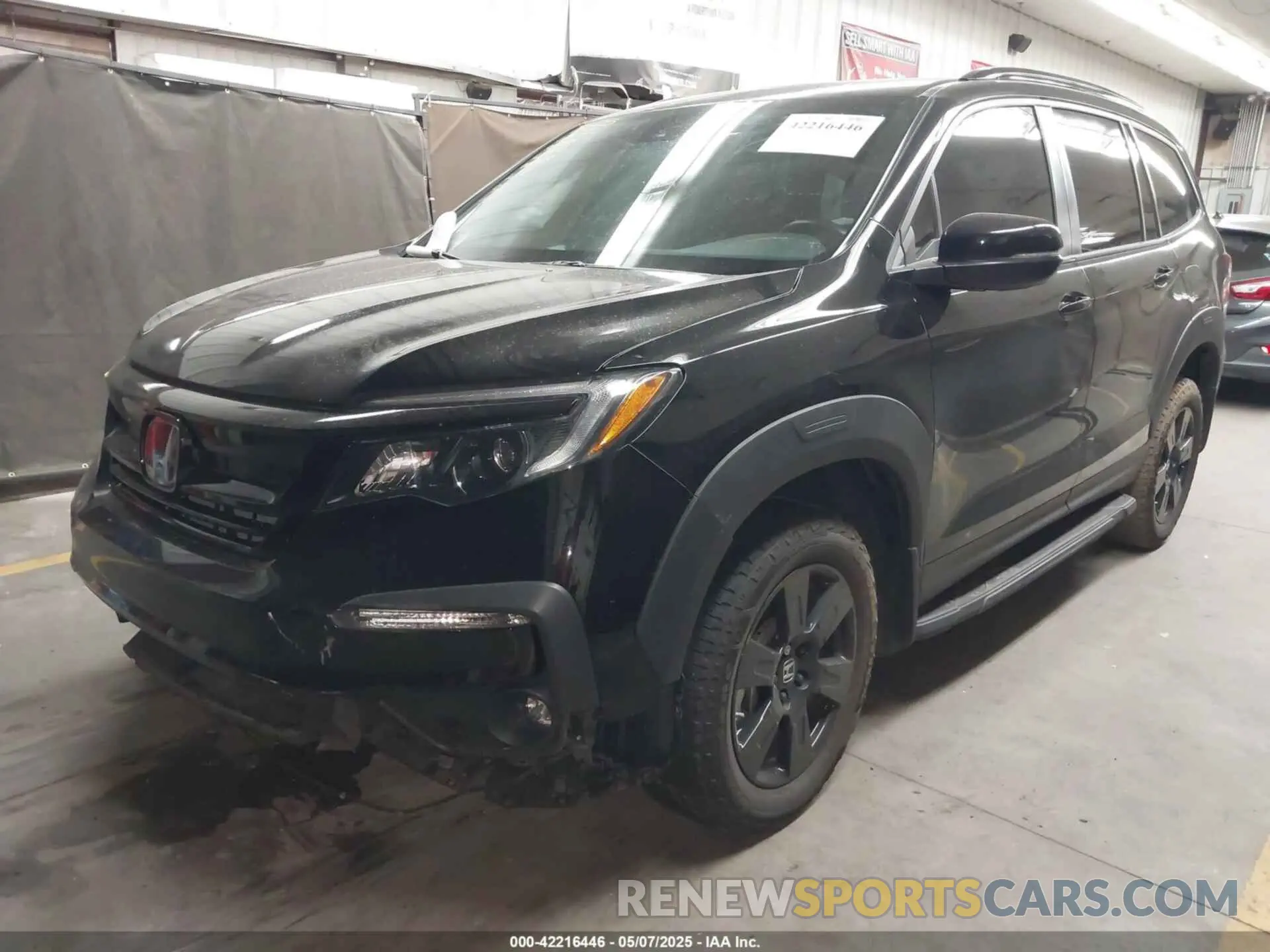 2 Photograph of a damaged car 5FNYF6H81NB062109 HONDA PILOT 2022