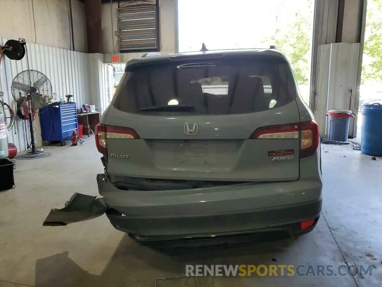 6 Фотография поврежденного автомобиля 5FNYF6H86NB089984 HONDA PILOT 2022