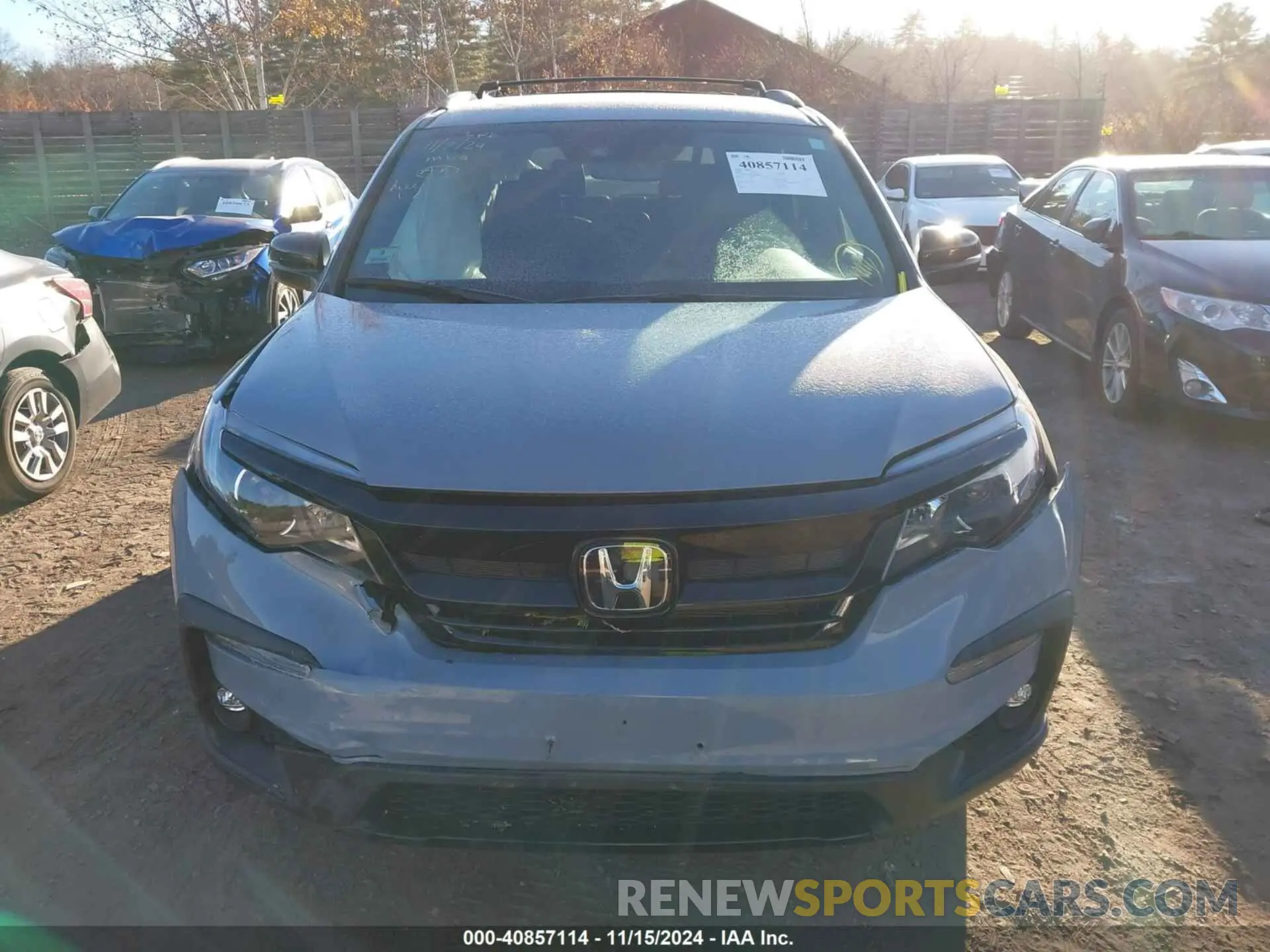 12 Photograph of a damaged car 5FNYF6H88NB068019 HONDA PILOT 2022
