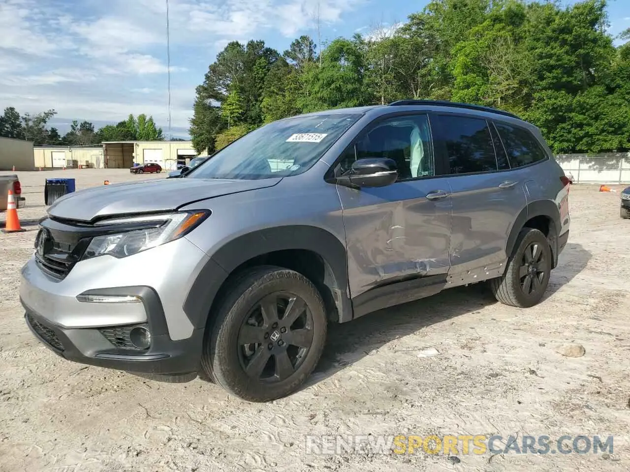 1 Photograph of a damaged car 5FNYF6H89NB060351 HONDA PILOT 2022