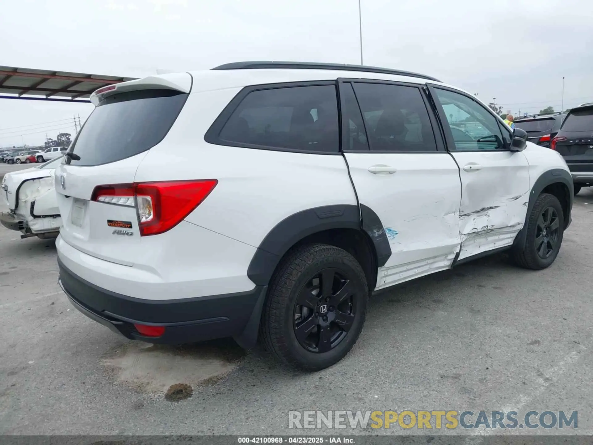 4 Фотография поврежденного автомобиля 5FNYF6H8XNB082116 HONDA PILOT 2022