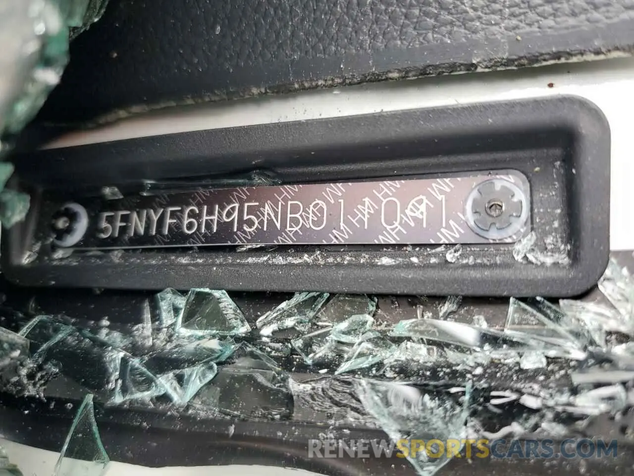 15 Photograph of a damaged car 5FNYF6H95NB011091 HONDA PILOT 2022