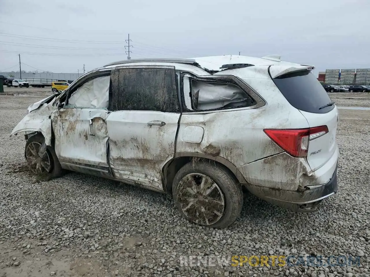 2 Photograph of a damaged car 5FNYF6H95NB011091 HONDA PILOT 2022