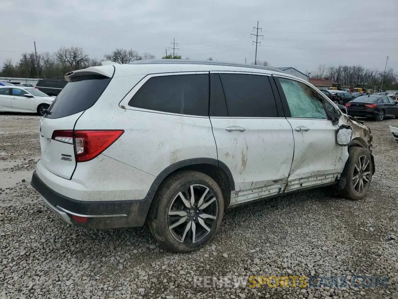 3 Photograph of a damaged car 5FNYF6H95NB011091 HONDA PILOT 2022