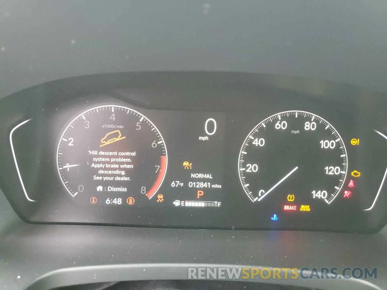 9 Фотография поврежденного автомобиля 5FNYG1H45PB002768 HONDA PILOT 2023