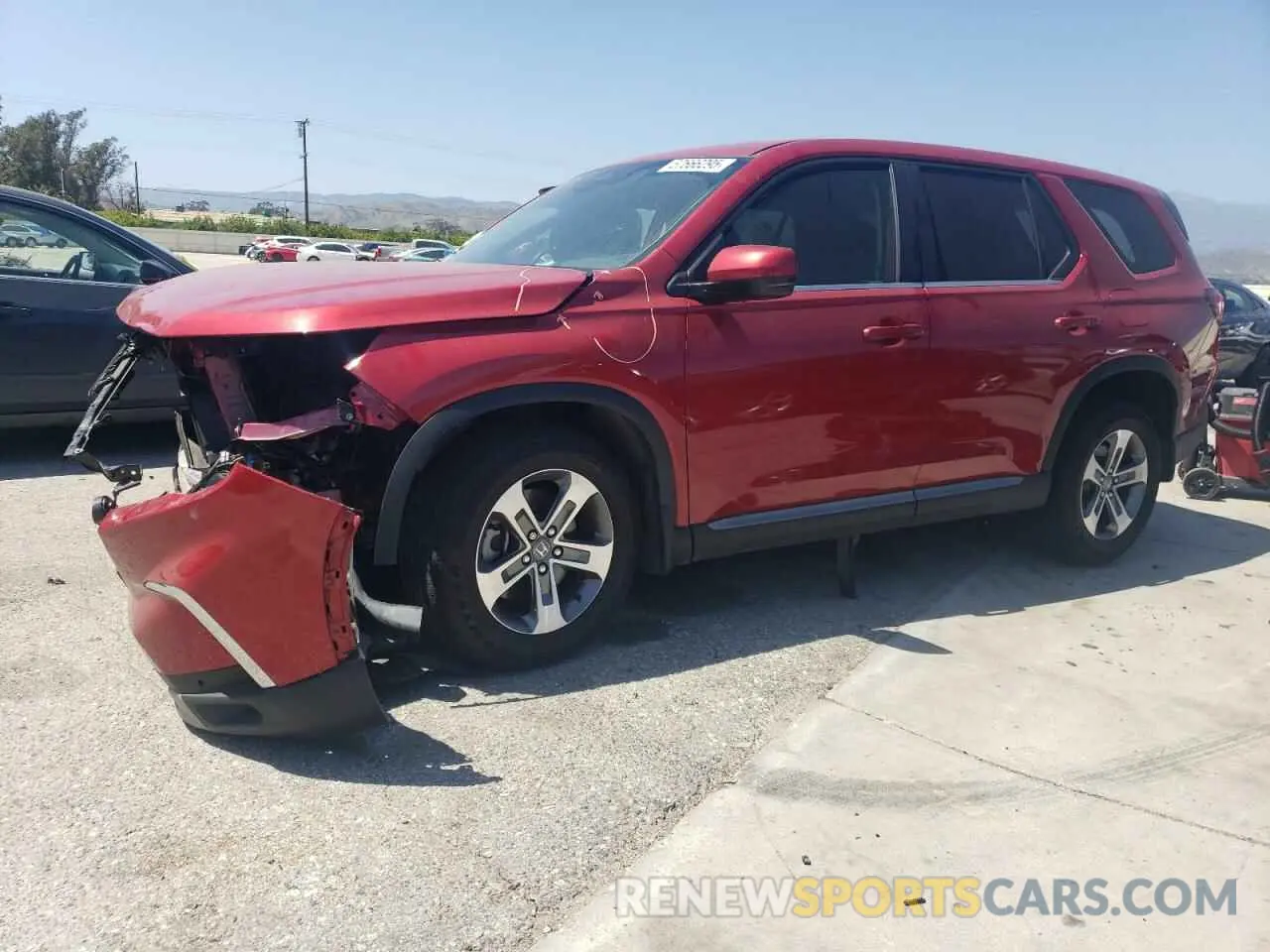 1 Photograph of a damaged car 5FNYG1H48PB043959 HONDA PILOT 2023