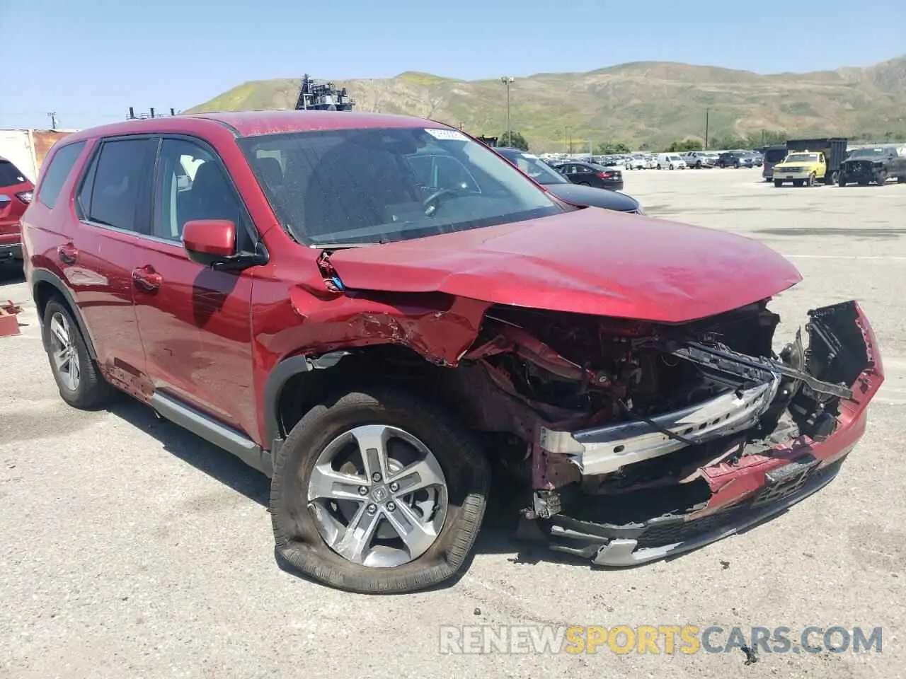 4 Photograph of a damaged car 5FNYG1H48PB043959 HONDA PILOT 2023