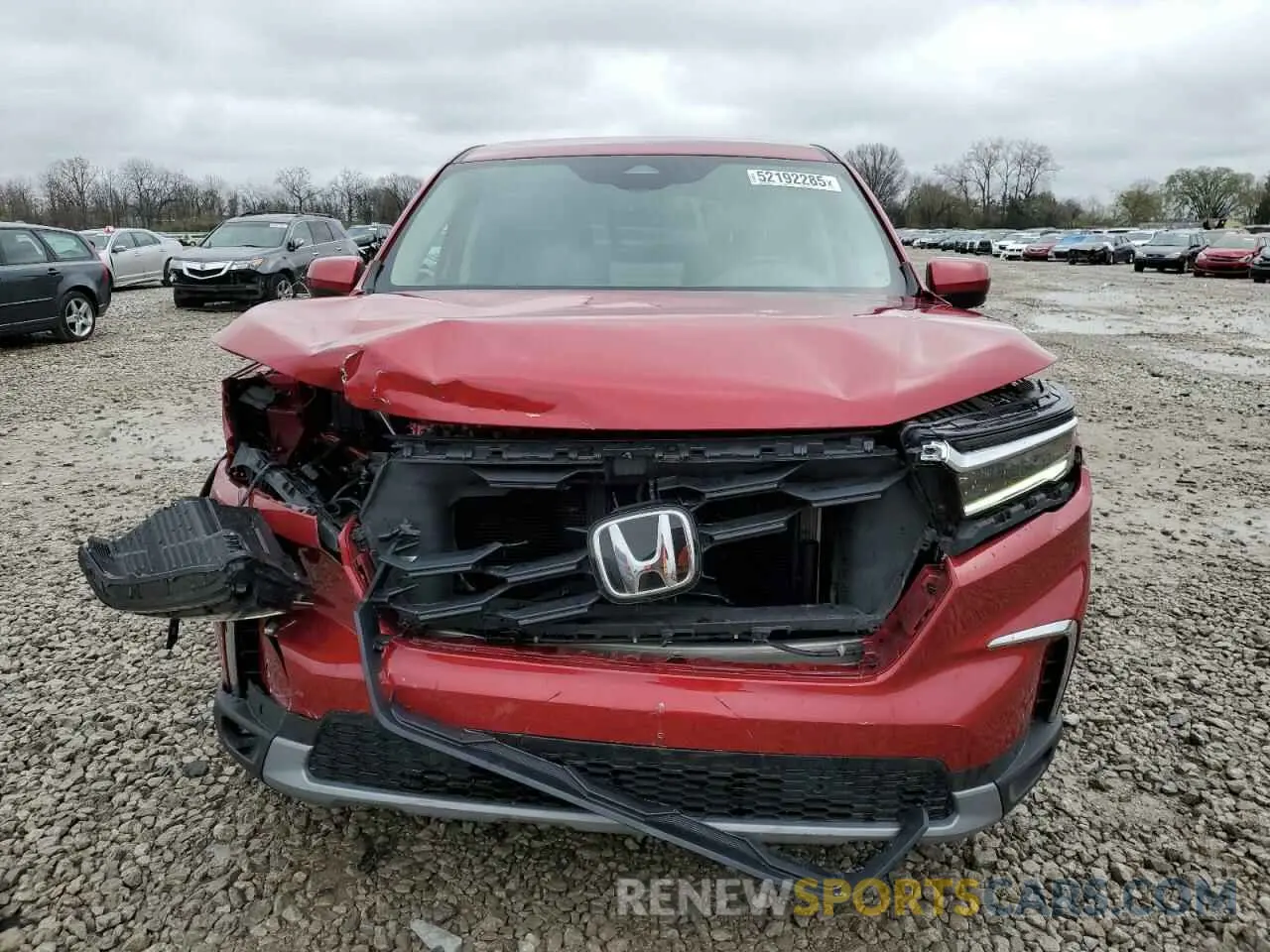 5 Photograph of a damaged car 5FNYG1H52PB040998 HONDA PILOT 2023