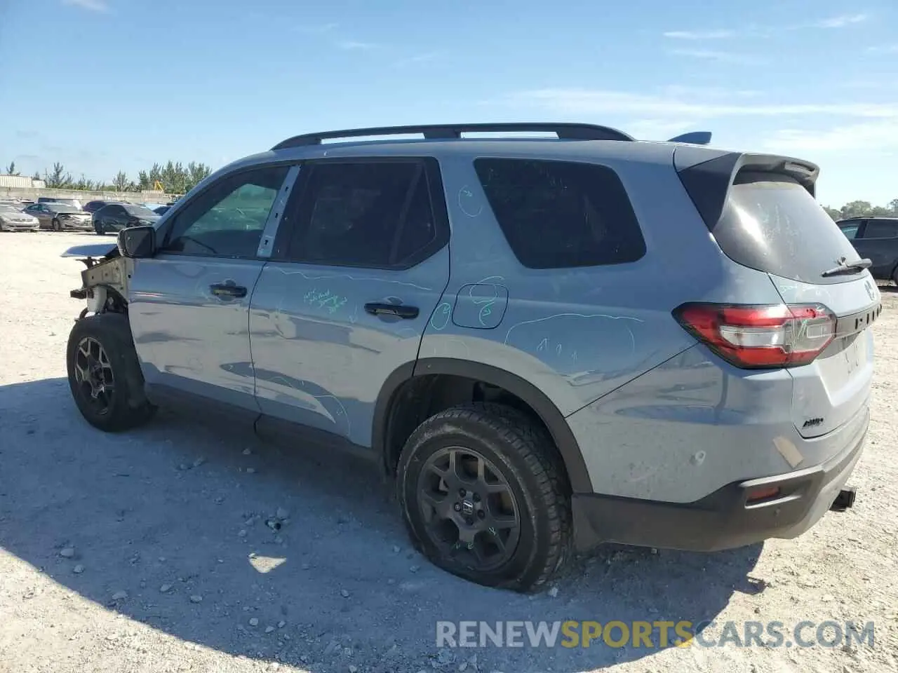 2 Фотография поврежденного автомобиля 5FNYG1H63PB057270 HONDA PILOT 2023