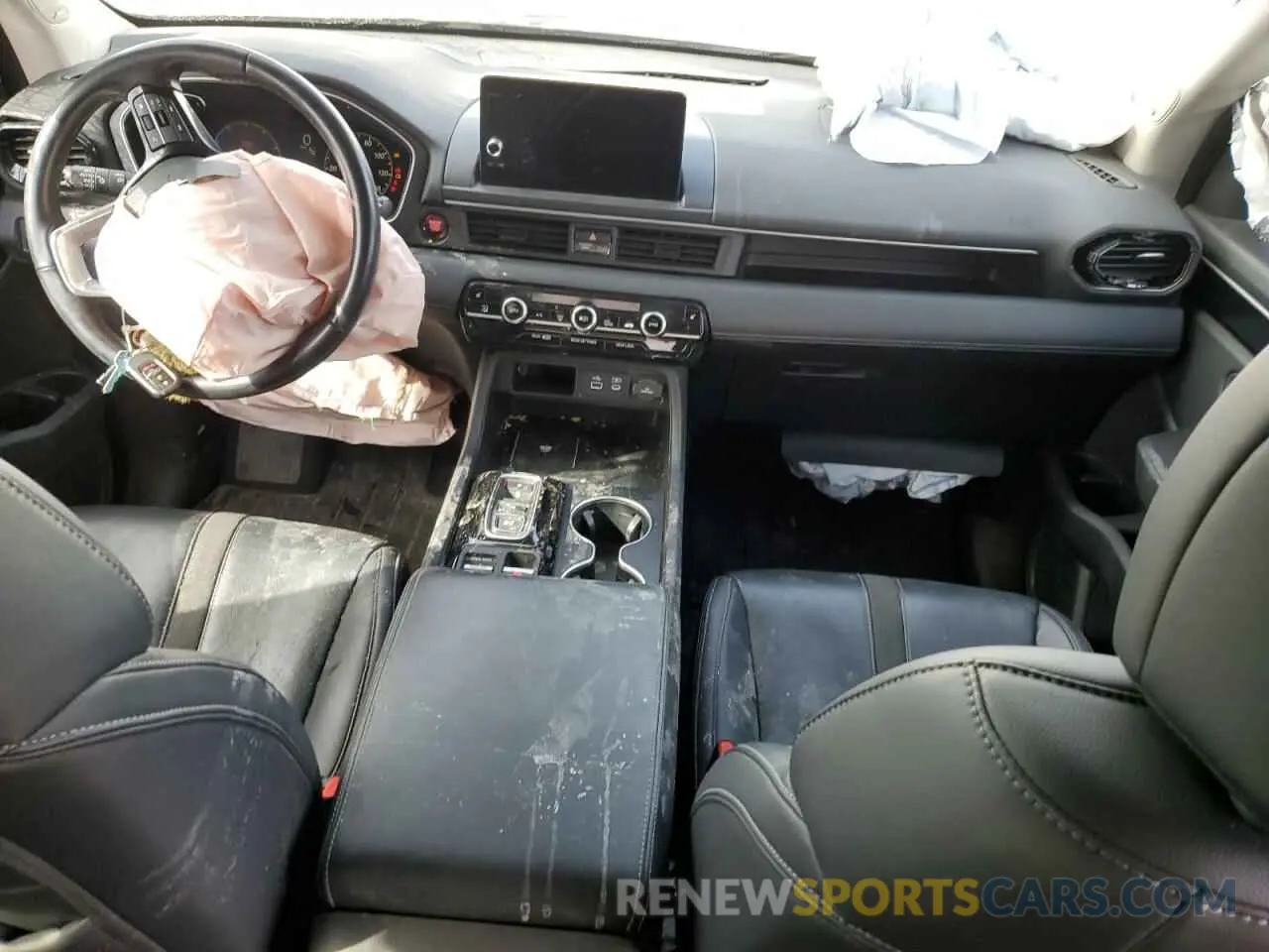 8 Фотография поврежденного автомобиля 5FNYG1H71PB010909 HONDA PILOT 2023