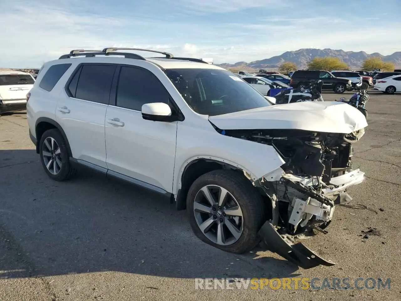 4 Фотография поврежденного автомобиля 5FNYG1H80PB043716 HONDA PILOT 2023