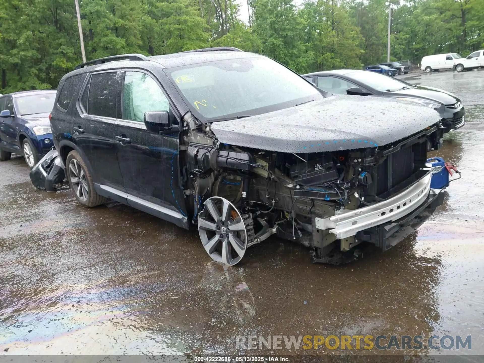 1 Photograph of a damaged car 5FNYG1H87PB040148 HONDA PILOT 2023