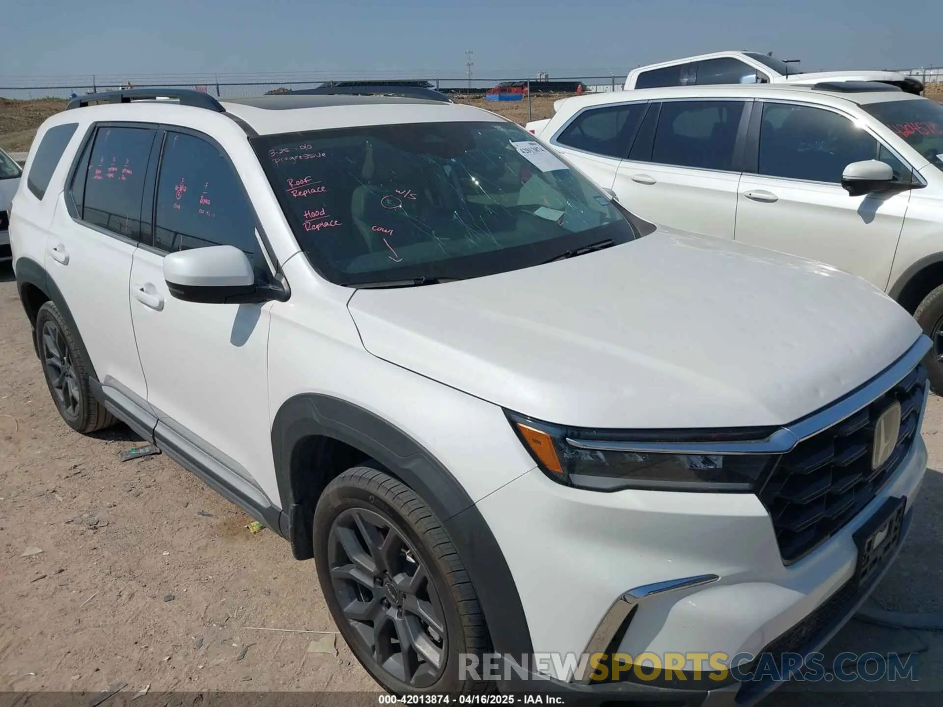 6 Фотография поврежденного автомобиля 5FNYG2H77PB013738 HONDA PILOT 2023