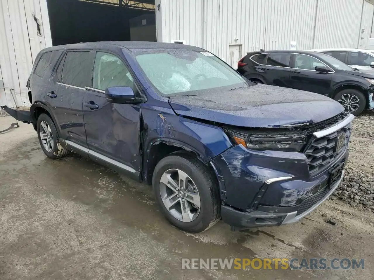 4 Фотография поврежденного автомобиля 5FNYG1H43RB040972 HONDA PILOT 2024