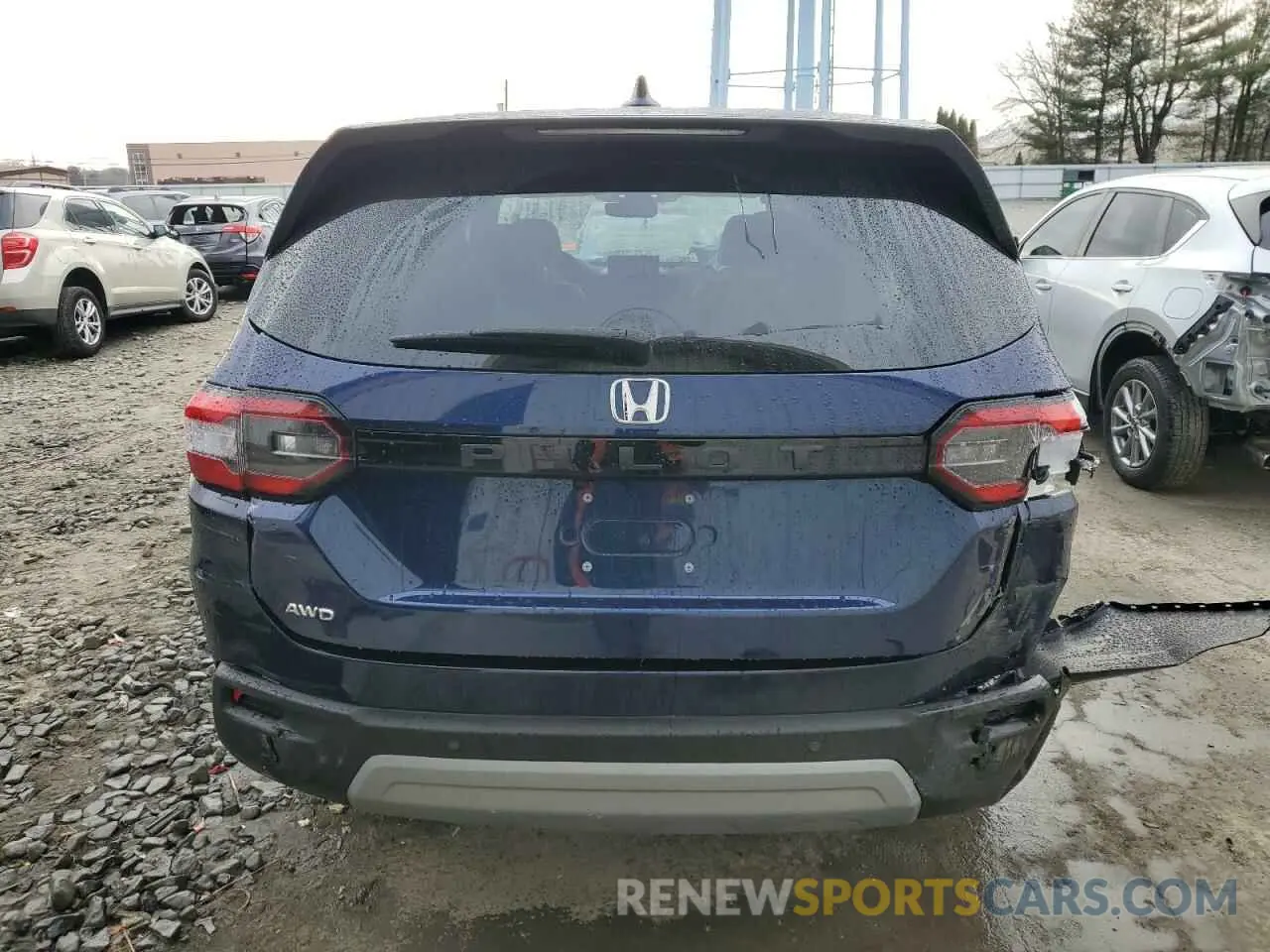 6 Фотография поврежденного автомобиля 5FNYG1H43RB040972 HONDA PILOT 2024