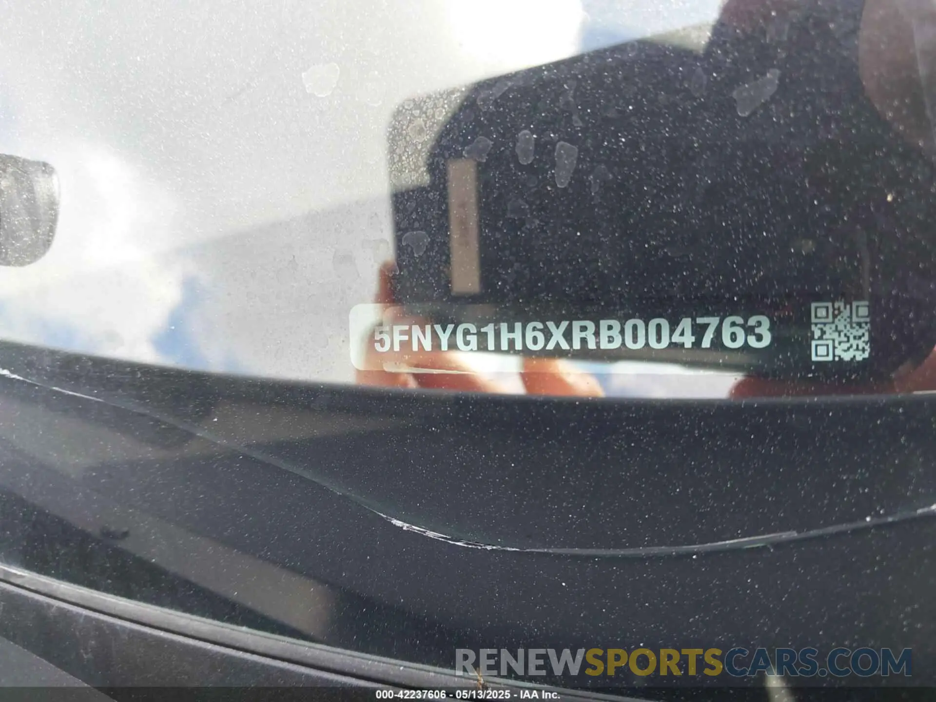 9 Фотография поврежденного автомобиля 5FNYG1H6XRB004763 HONDA PILOT 2024