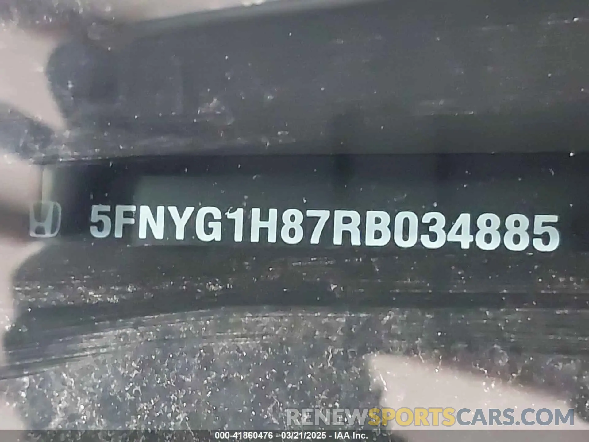 9 Фотография поврежденного автомобиля 5FNYG1H87RB034885 HONDA PILOT 2024