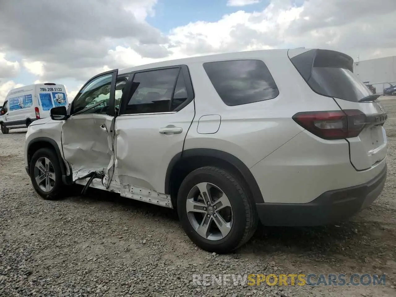 2 Фотография поврежденного автомобиля 5FNYG2H42RB015860 HONDA PILOT 2024