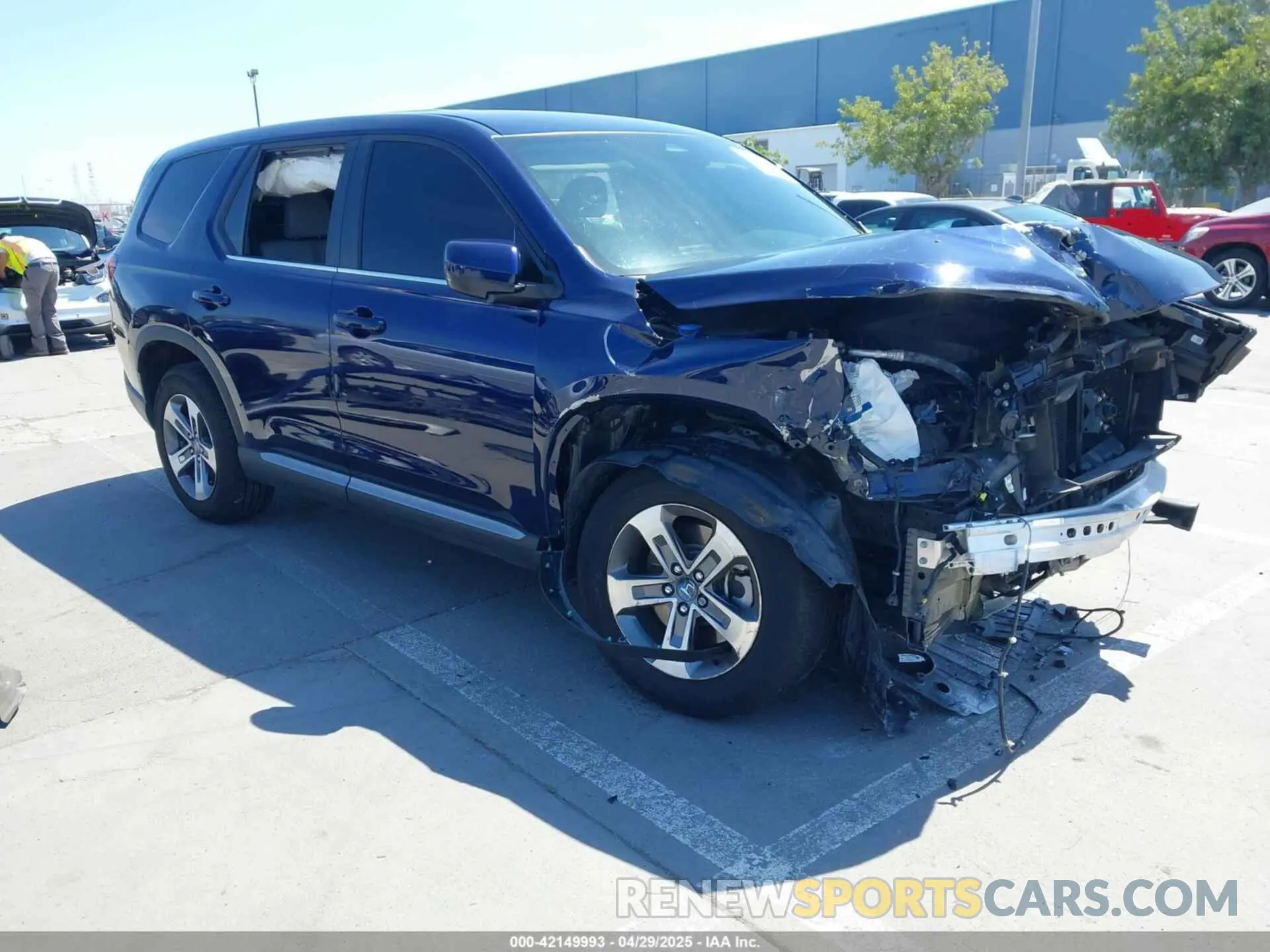 1 Фотография поврежденного автомобиля 5FNYG2H4XRB005707 HONDA PILOT 2024
