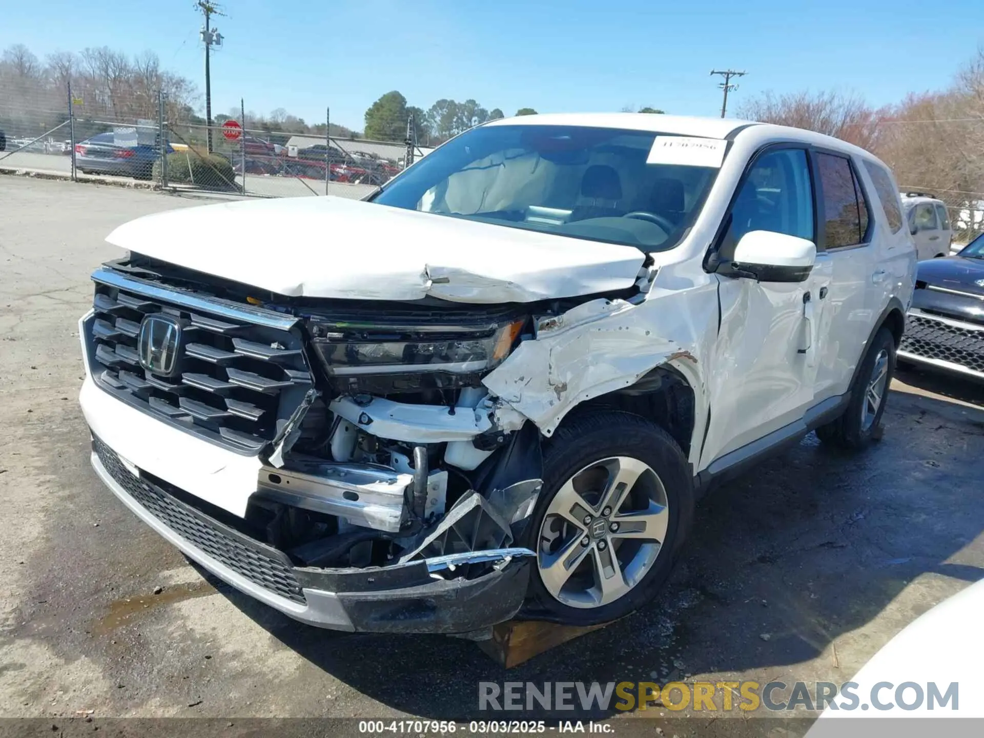 2 Photograph of a damaged car 5FNYG2H57RB001333 HONDA PILOT 2024