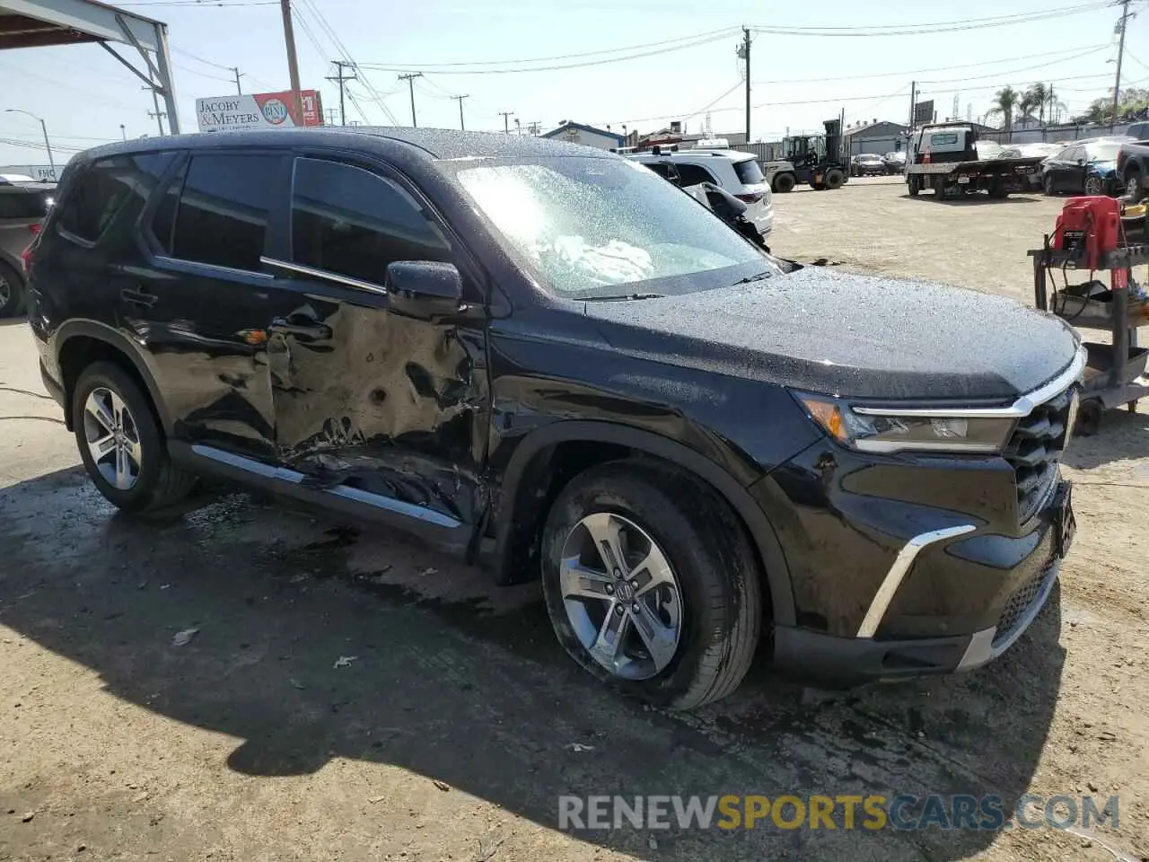 4 Фотография поврежденного автомобиля 5FNYG1H4XSB104401 HONDA PILOT 2025