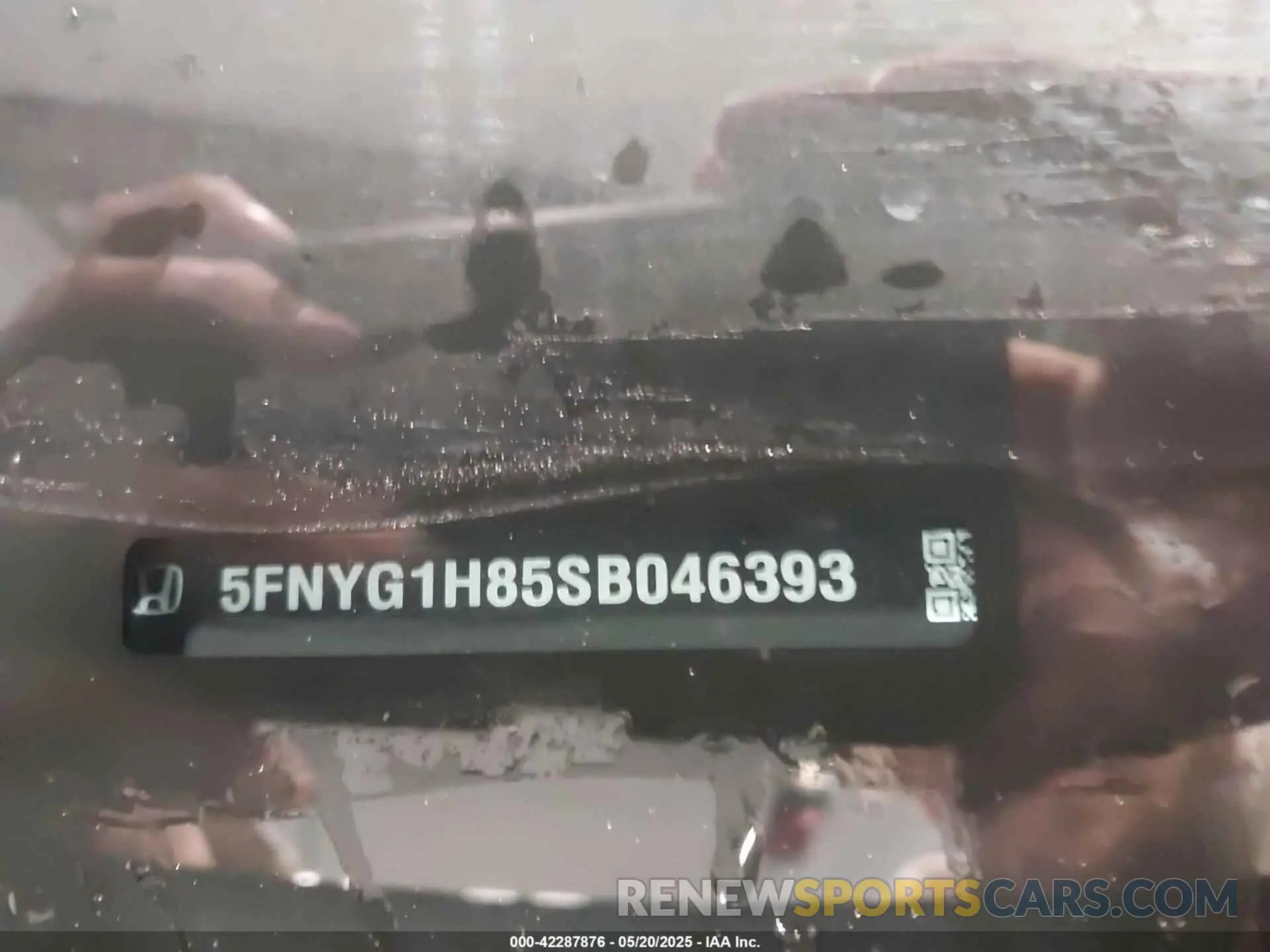 9 Фотография поврежденного автомобиля 5FNYG1H85SB046393 HONDA PILOT 2025