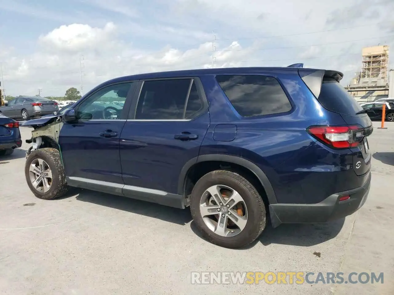 2 Photograph of a damaged car 5FNYG2H41SB005682 HONDA PILOT 2025