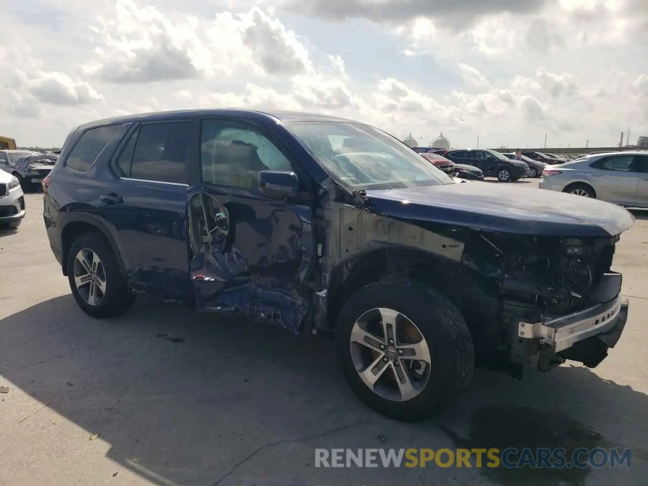 4 Photograph of a damaged car 5FNYG2H41SB005682 HONDA PILOT 2025