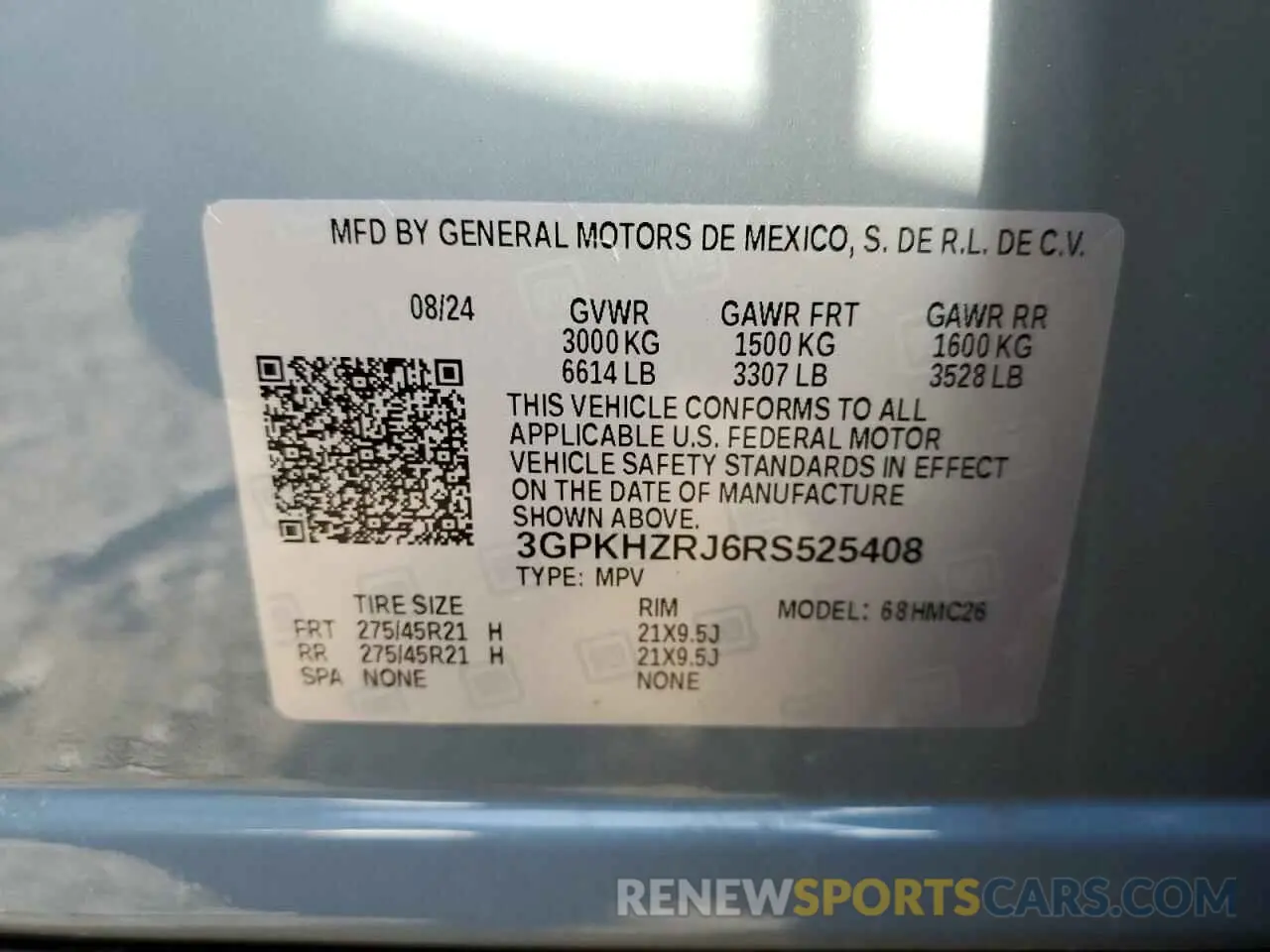 13 Фотография поврежденного автомобиля 3GPKHZRJ6RS525408 HONDA PROLOGUE E 2024