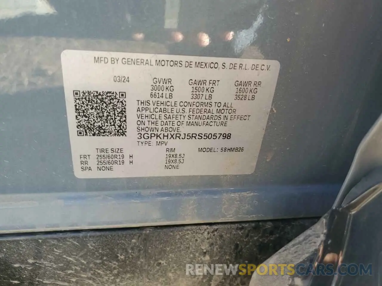 13 Фотография поврежденного автомобиля 3GPKHXRJ5RS505798 HONDA PROLOGUE T 2024
