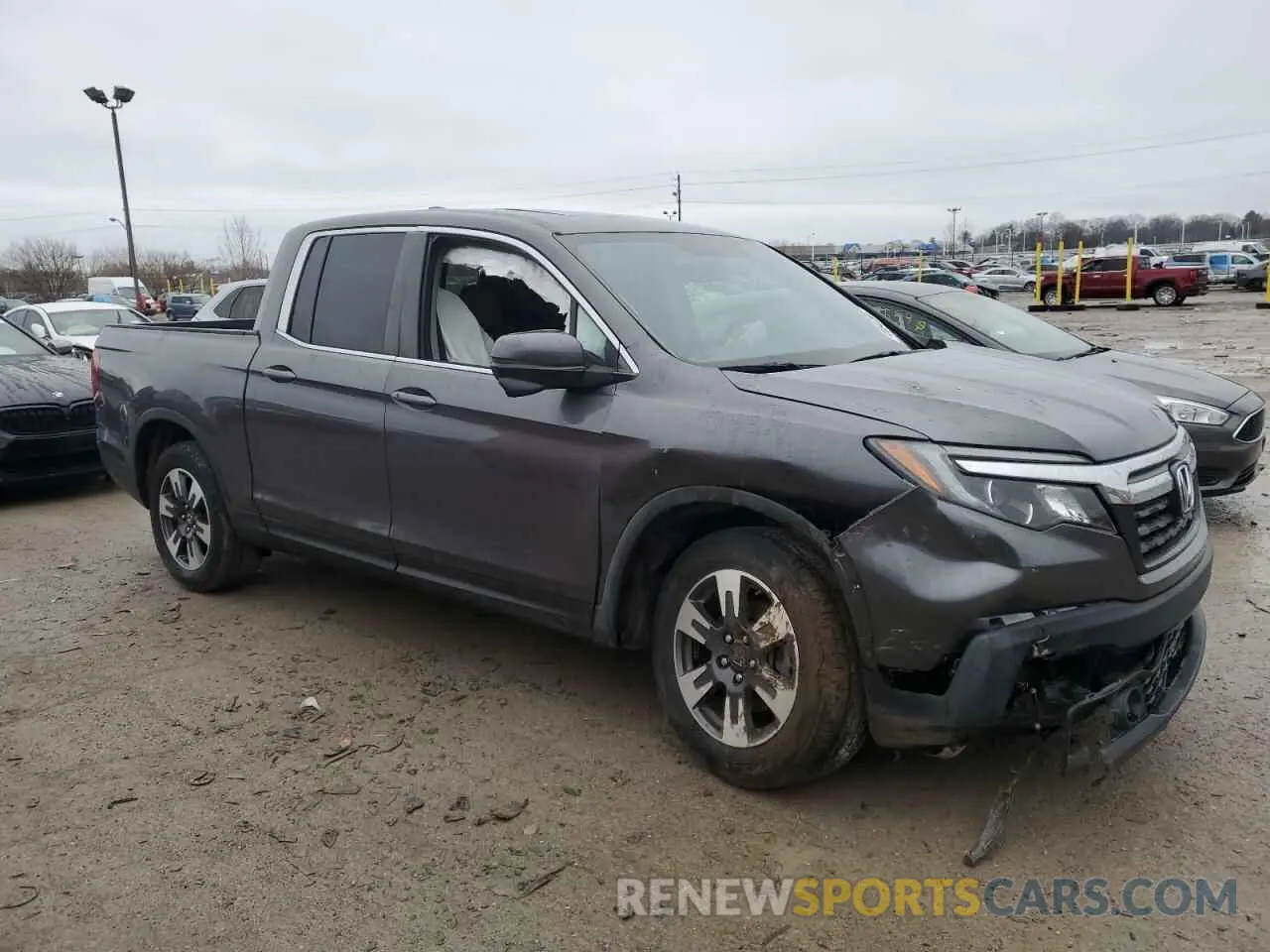 4 Фотография поврежденного автомобиля 5FPYK2F66KB005400 HONDA RIDGELINE 2019
