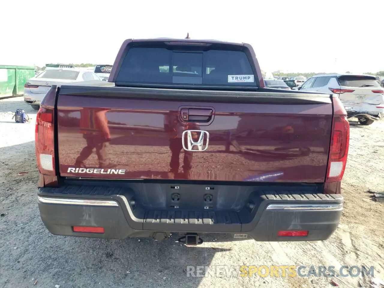 6 Photograph of a damaged car 5FPYK2F67KB001114 HONDA RIDGELINE 2019