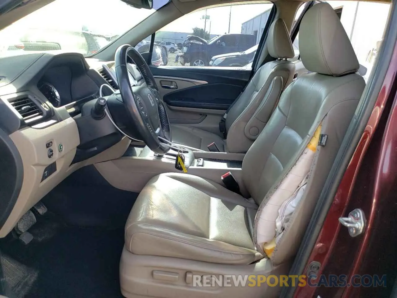 7 Photograph of a damaged car 5FPYK2F67KB001114 HONDA RIDGELINE 2019