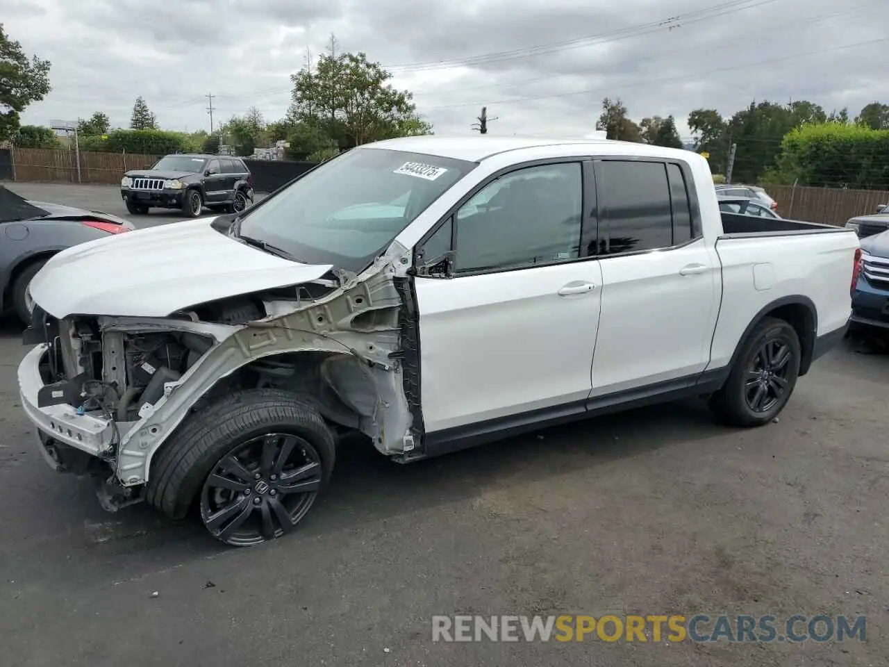 1 Photograph of a damaged car 5FPYK3F12KB047265 HONDA RIDGELINE 2019