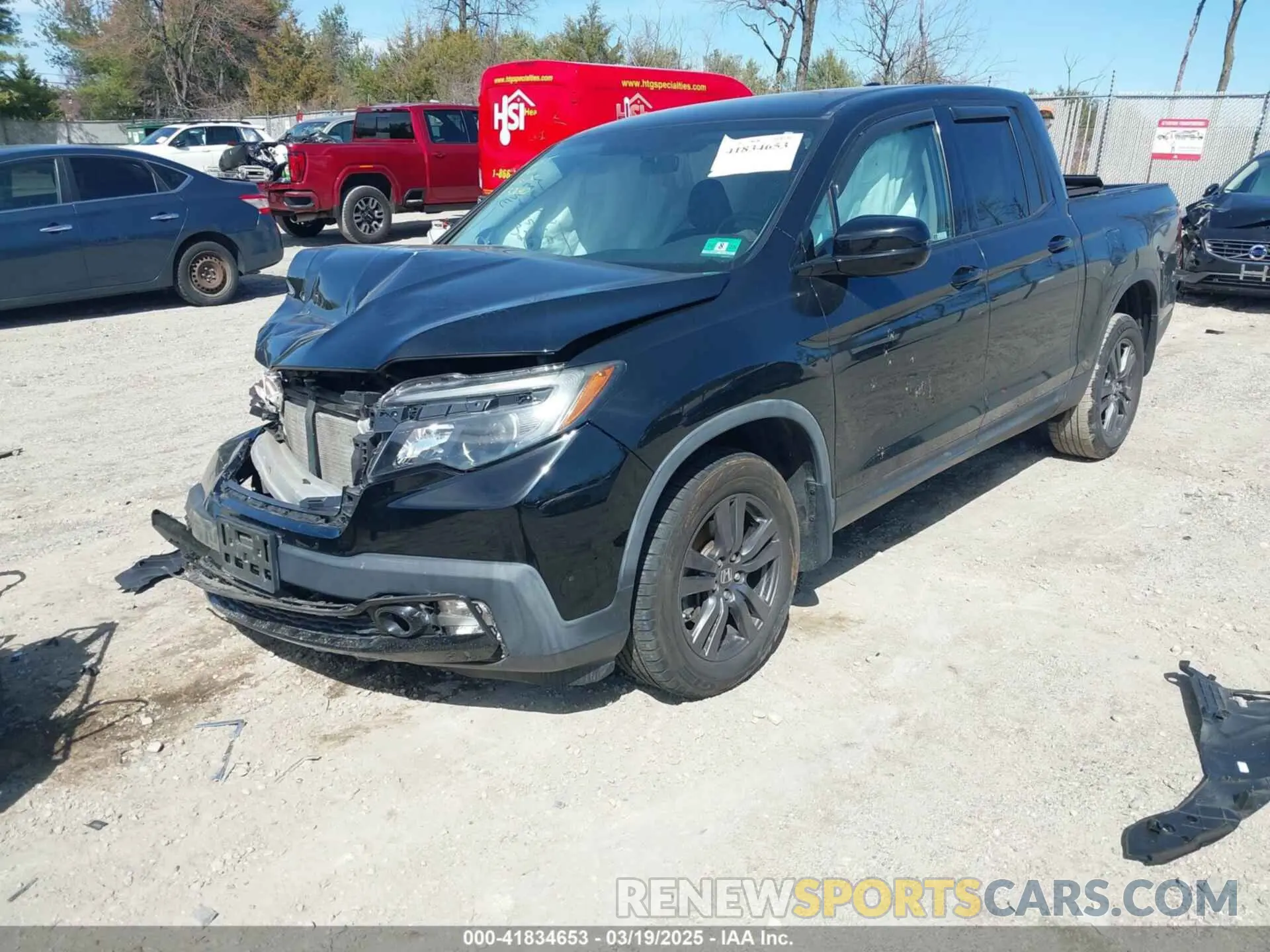 2 Photograph of a damaged car 5FPYK3F15KB011862 HONDA RIDGELINE 2019