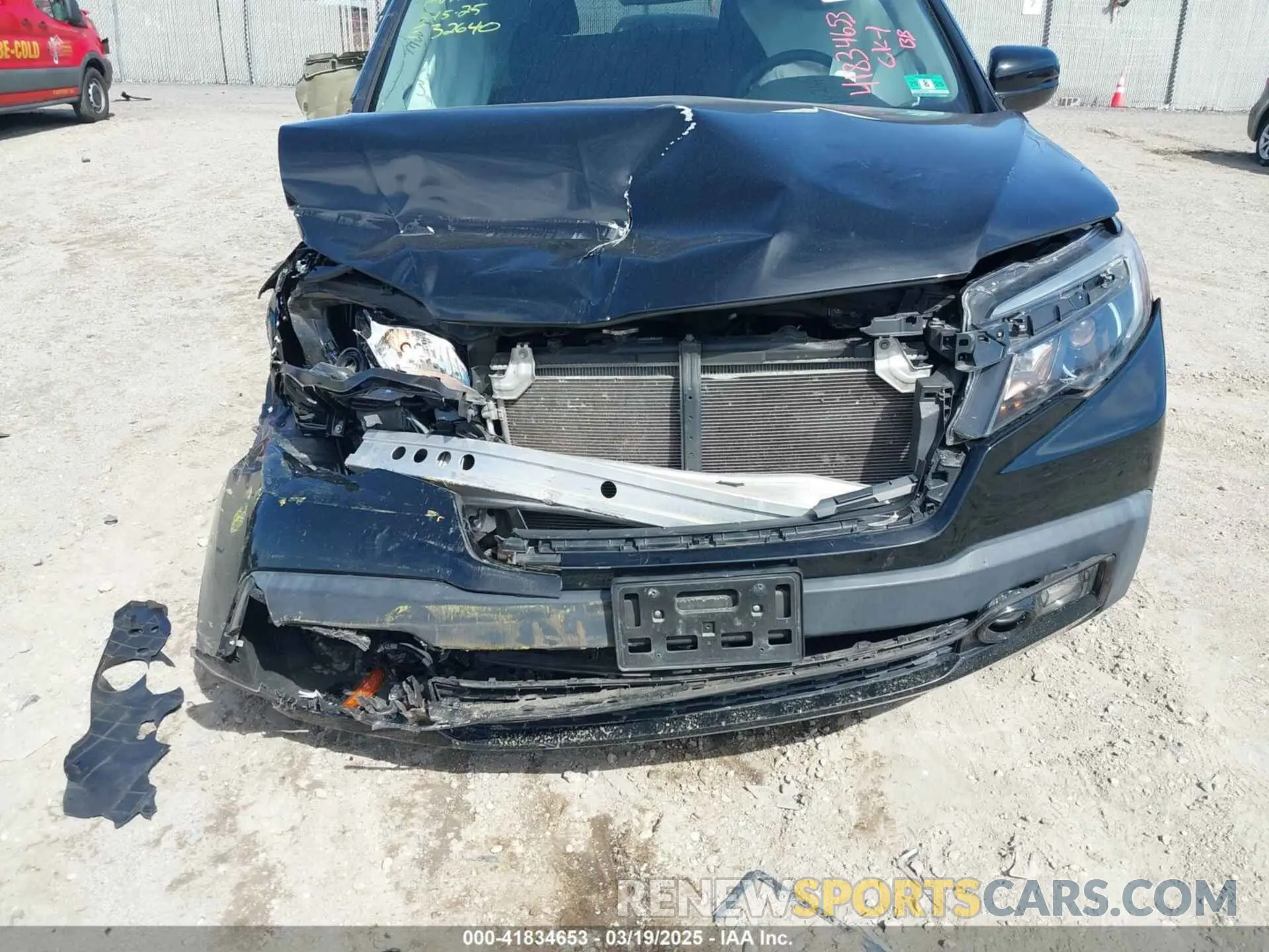 6 Photograph of a damaged car 5FPYK3F15KB011862 HONDA RIDGELINE 2019