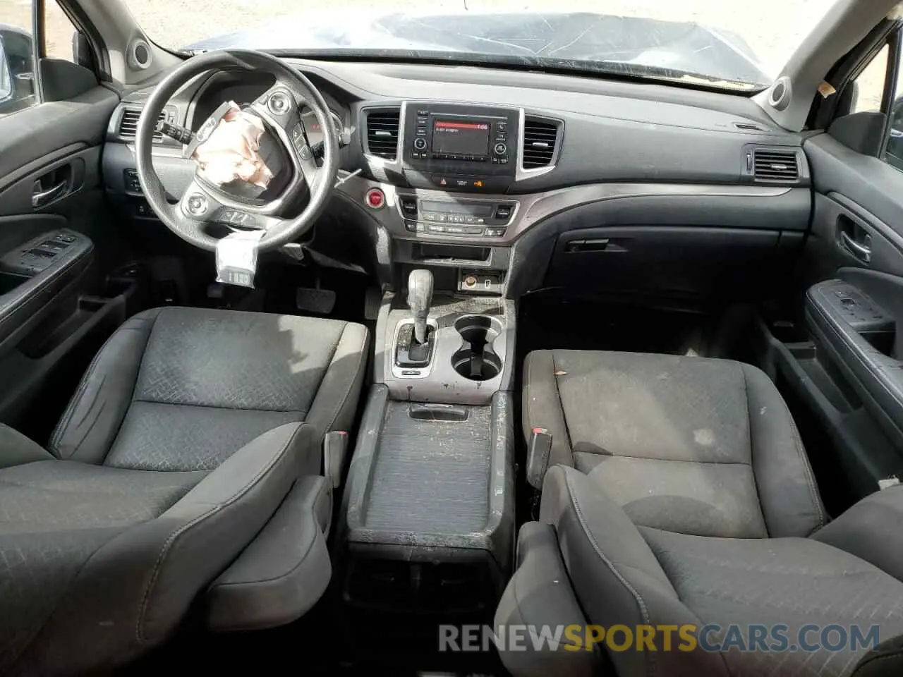 8 Фотография поврежденного автомобиля 5FPYK3F17KB002256 HONDA RIDGELINE 2019