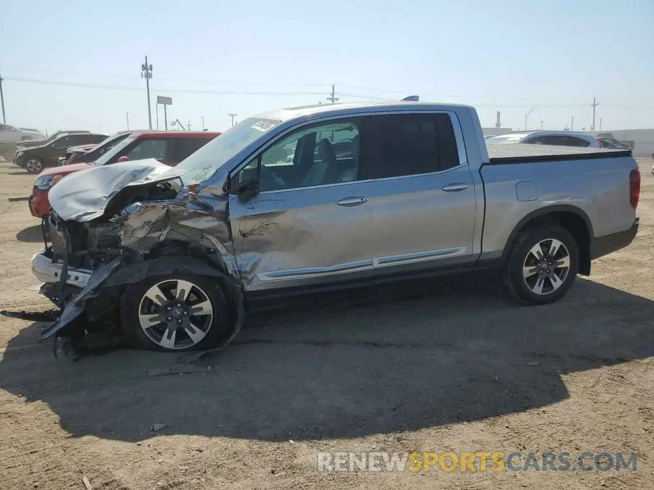 1 Photograph of a damaged car 5FPYK3F6XKB036817 HONDA RIDGELINE 2019