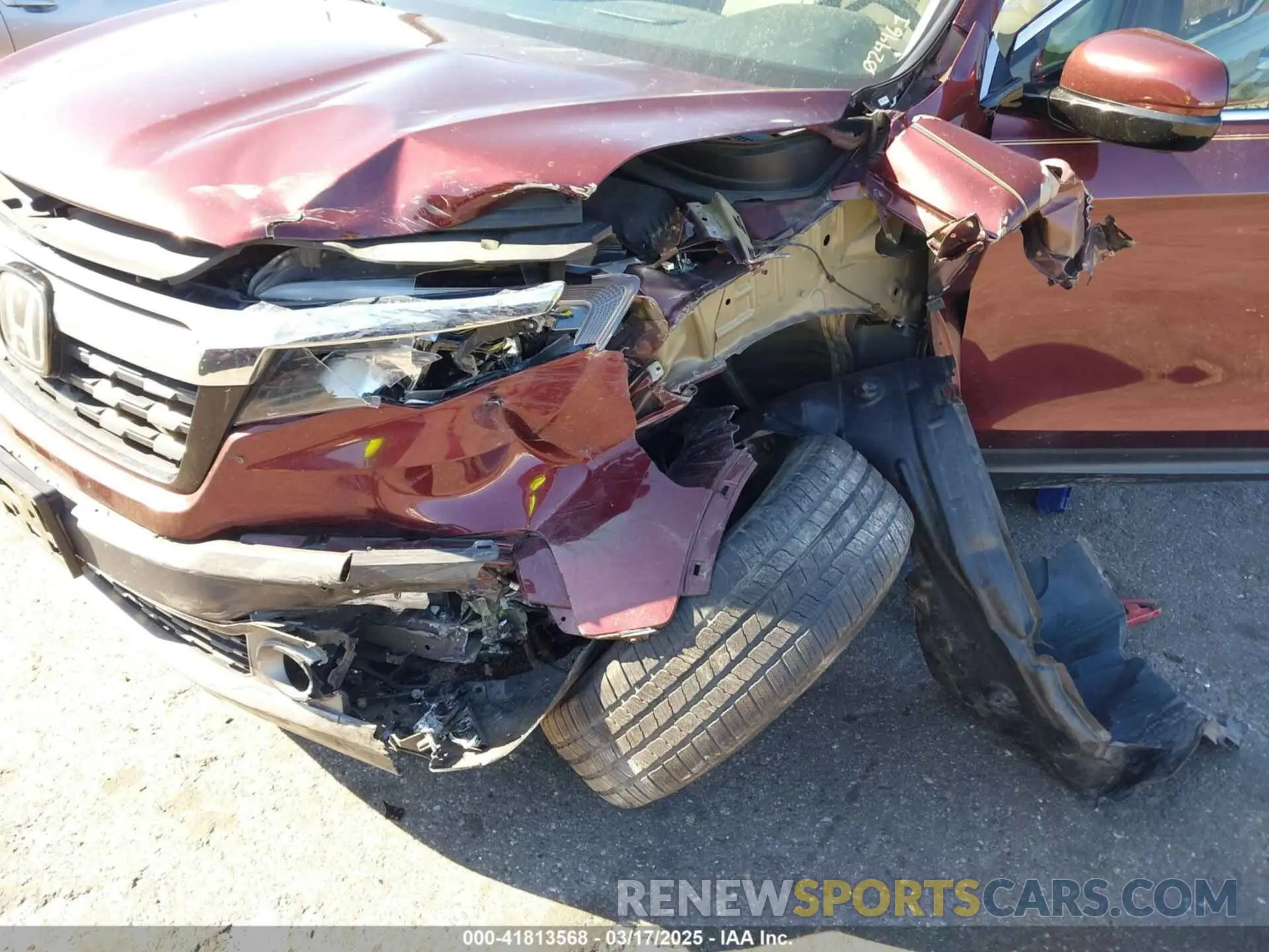 6 Photograph of a damaged car 5FPYK3F72KB024461 HONDA RIDGELINE 2019