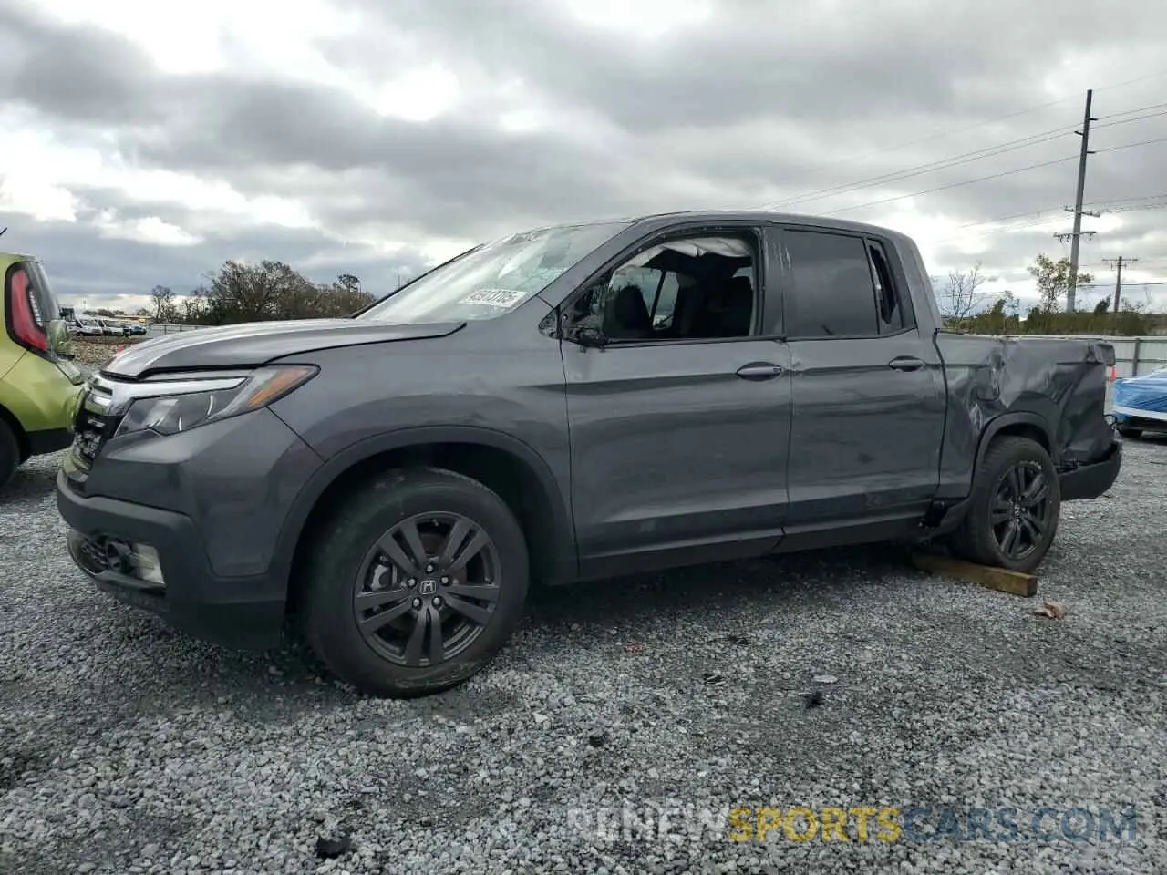 1 Photograph of a damaged car 5FPYK2F11LB000823 HONDA RIDGELINE 2020