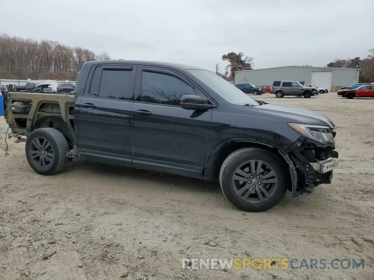 4 Фотография поврежденного автомобиля 5FPYK2F12LB000040 HONDA RIDGELINE 2020