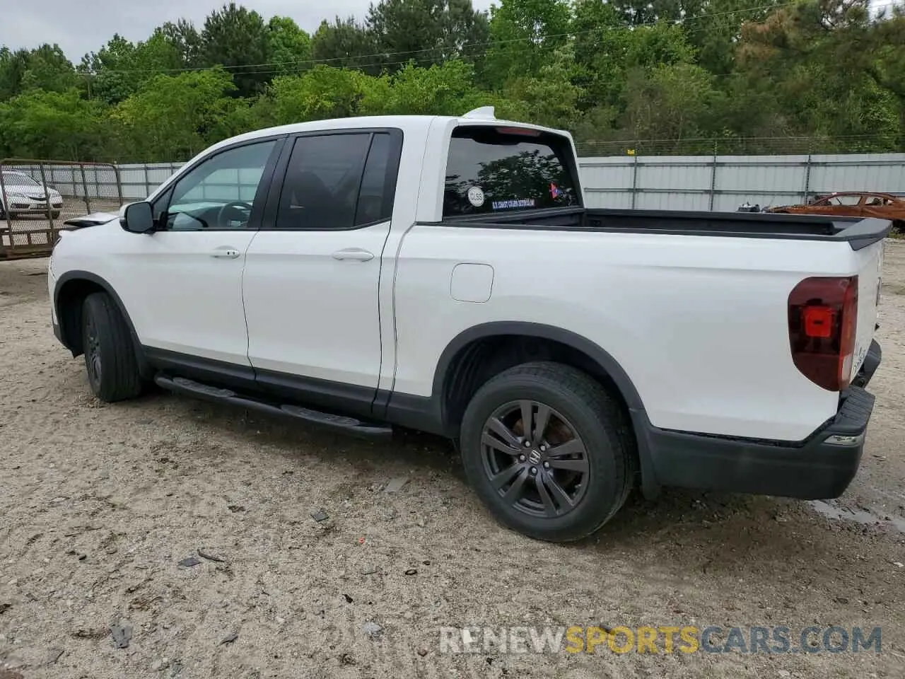 2 Фотография поврежденного автомобиля 5FPYK3F10LB022690 HONDA RIDGELINE 2020