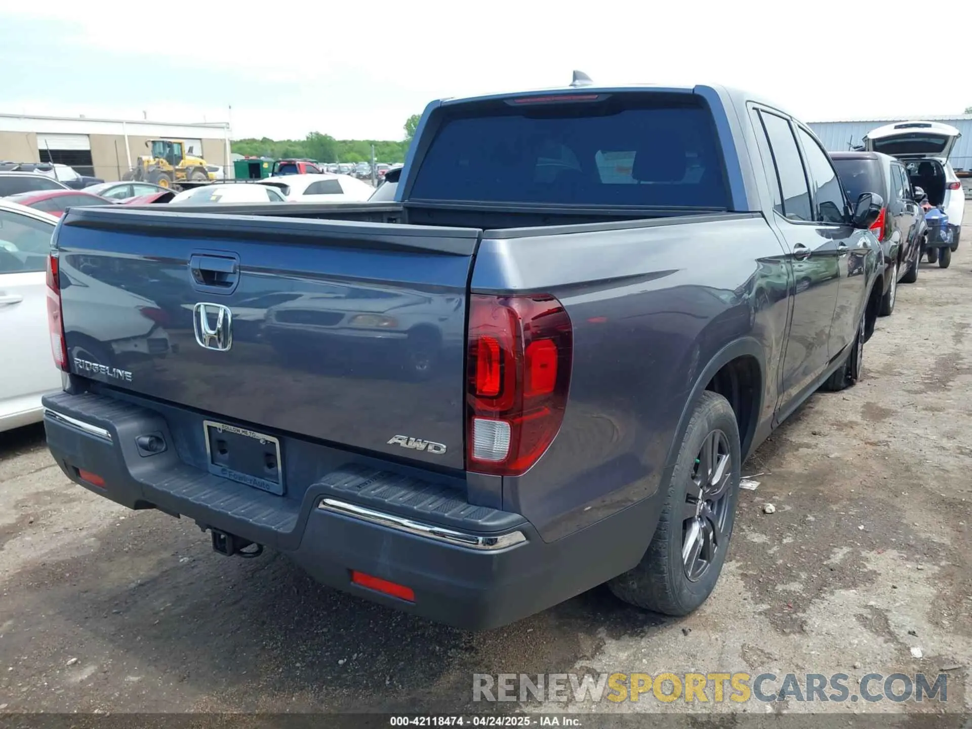 4 Фотография поврежденного автомобиля 5FPYK3F14LB029626 HONDA RIDGELINE 2020