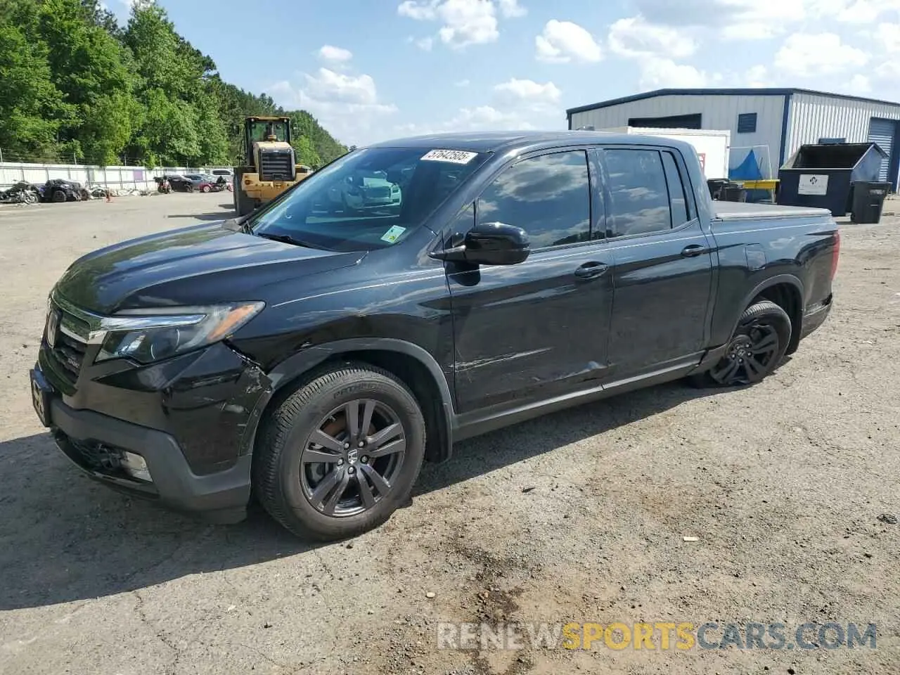1 Photograph of a damaged car 5FPYK3F18LB028351 HONDA RIDGELINE 2020